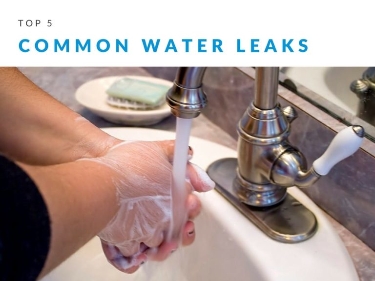 Top 5 Common Water Leakages in Homes - Kwik Plumbers