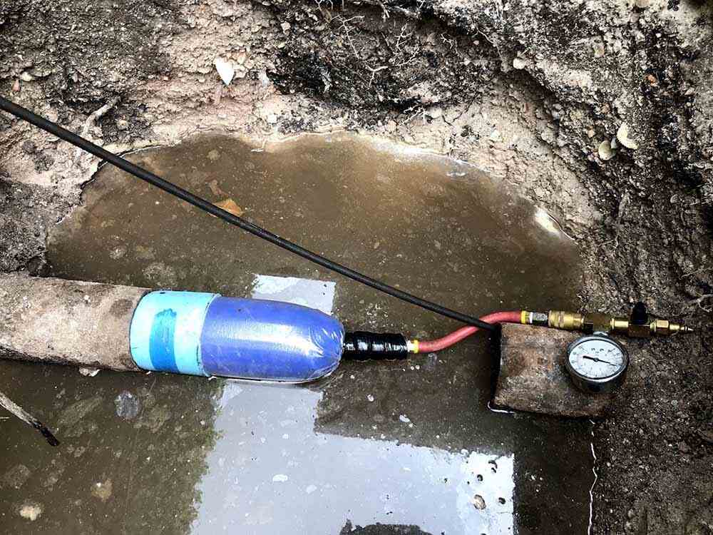 flooded outdoor drain pipe Jupiter, FL